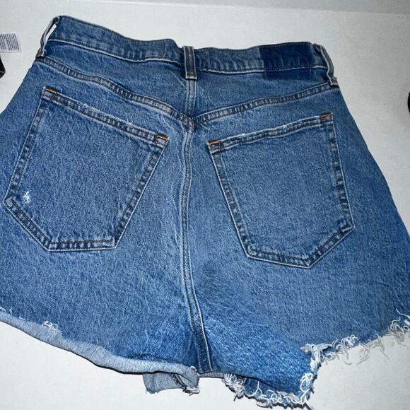 Abercrombie and fitch high rise 90s relax denim shorts sz 8 - Picture 4 of 4